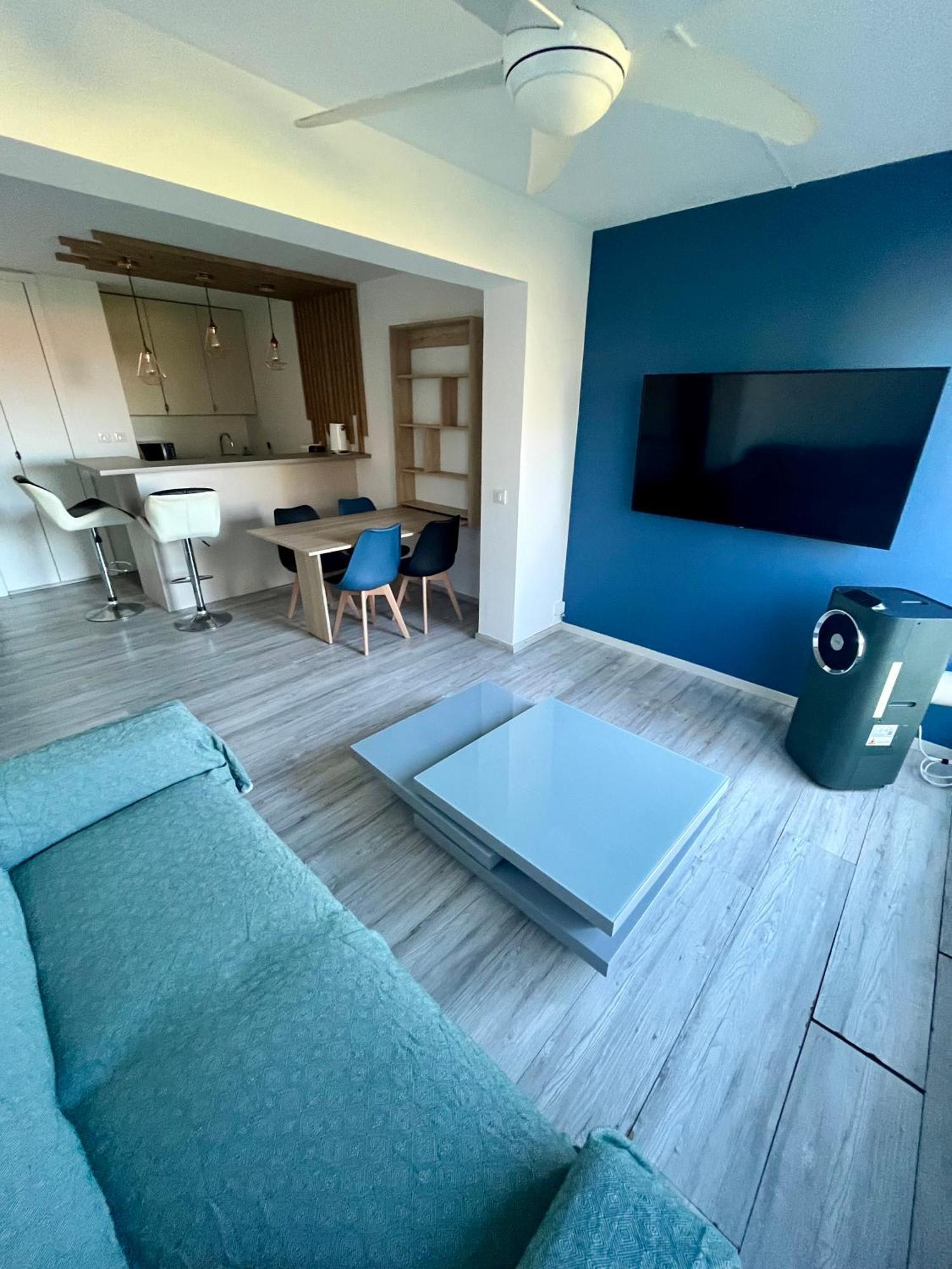 Apt Golfe Juan - 5Min Des Plages - Parking Privee - Piscine Rooftop Vallauris Eksteriør billede